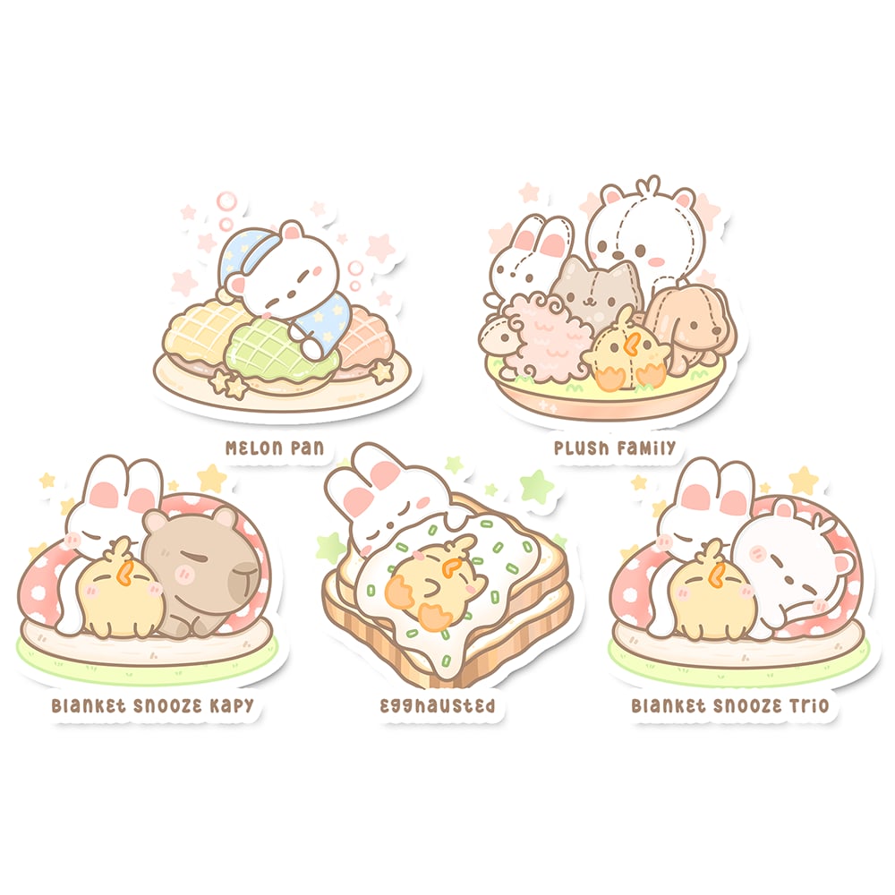 Snooze Haven Sticker Flakes