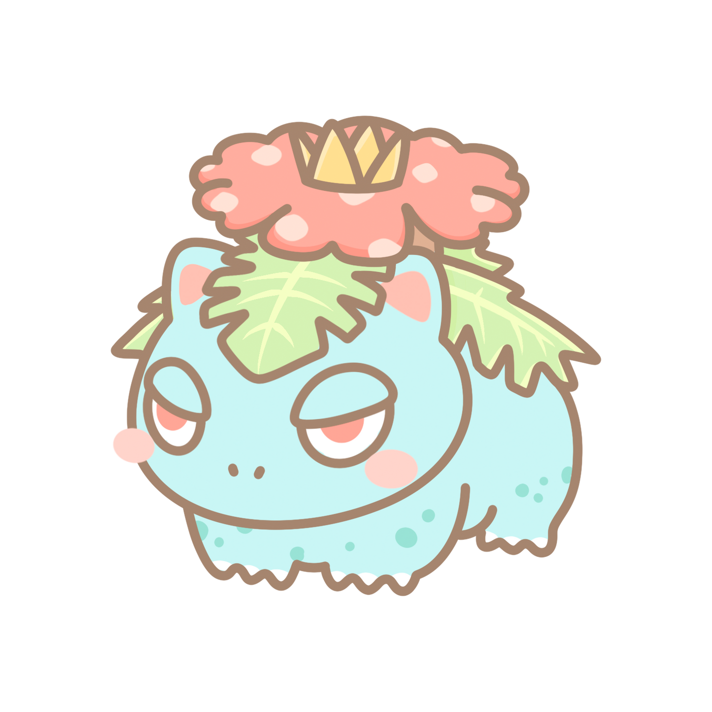 Blastoise, Charizard, Venusaur, Squirtle, Charmander & Bulbasaur Sticker Flakes