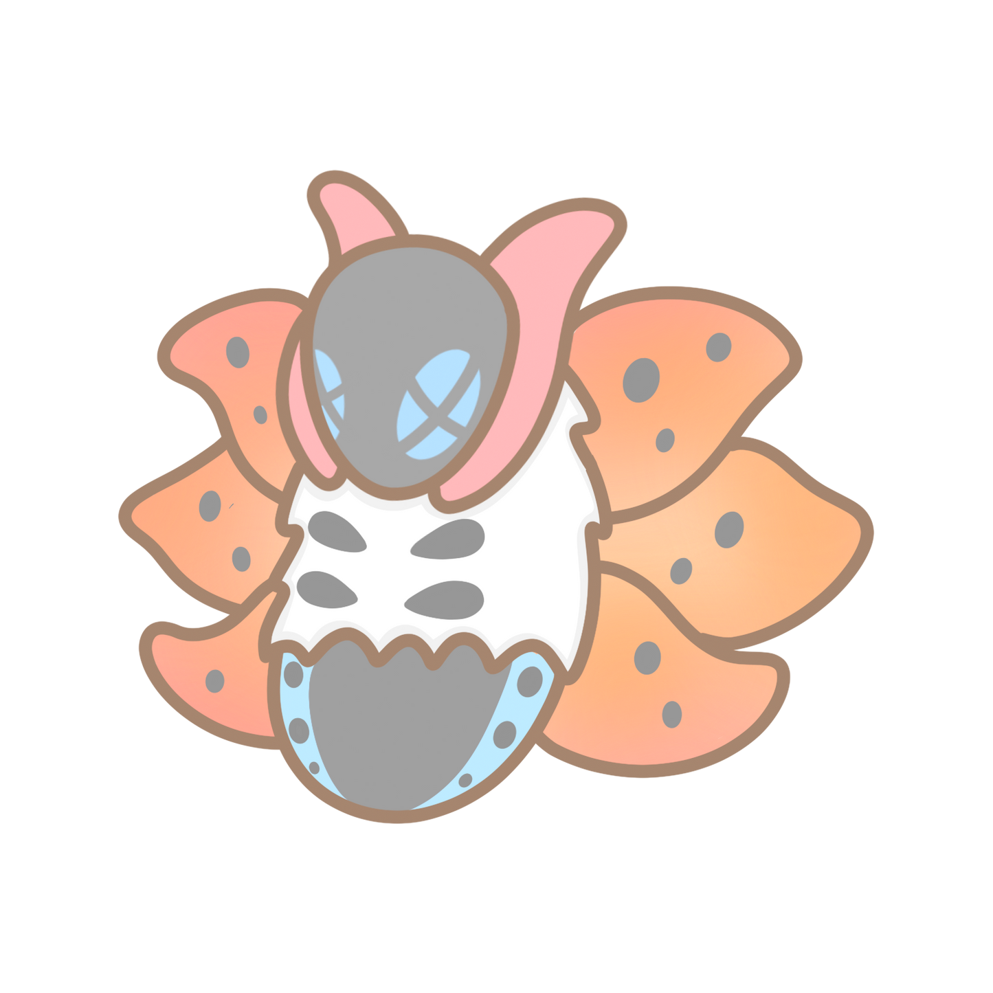 Hydreigon, Volcarona, Togekiss & Whimsicott Sticker Flakes