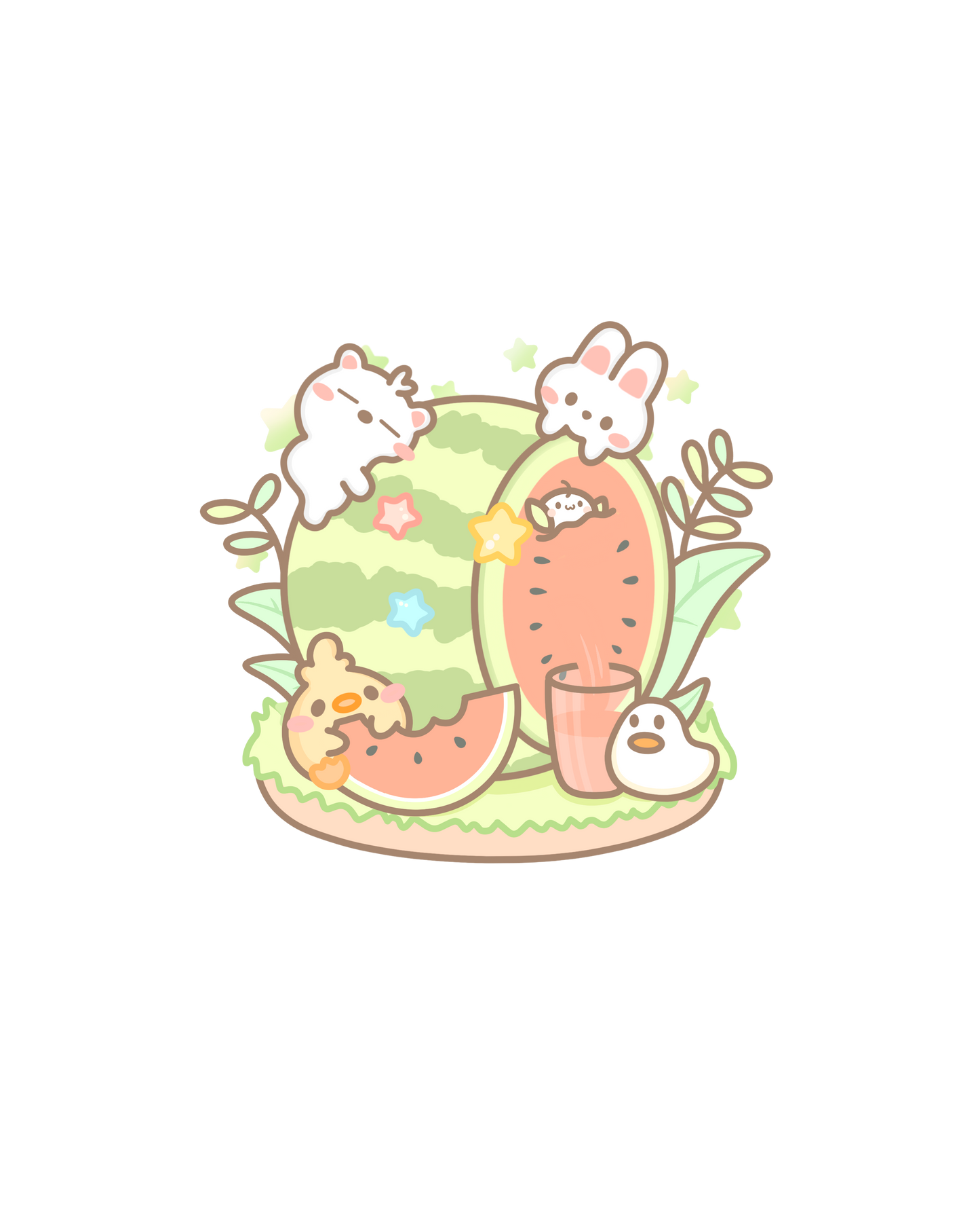 Nature Friends Sticker Flakes