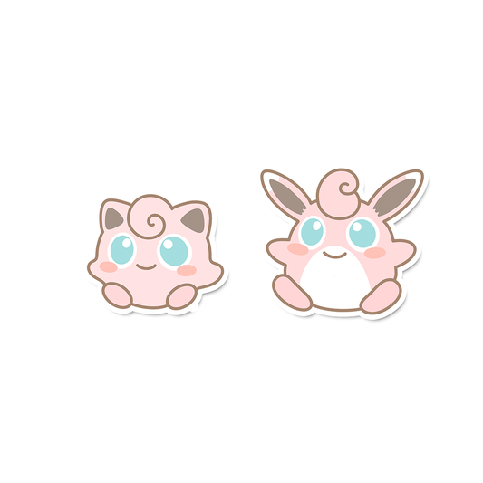 Jigglypuff, Wigglytuff Sticker Flakes