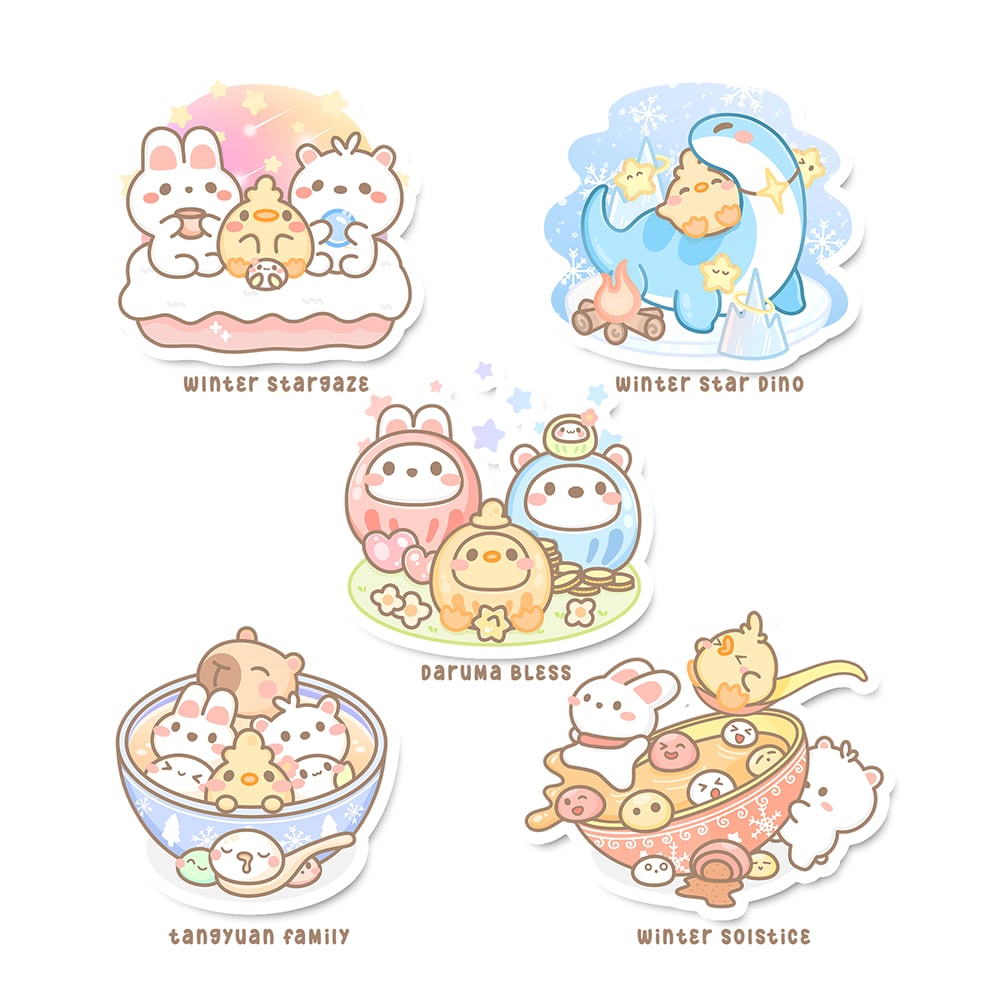 Winter Wish Sticker Flakes