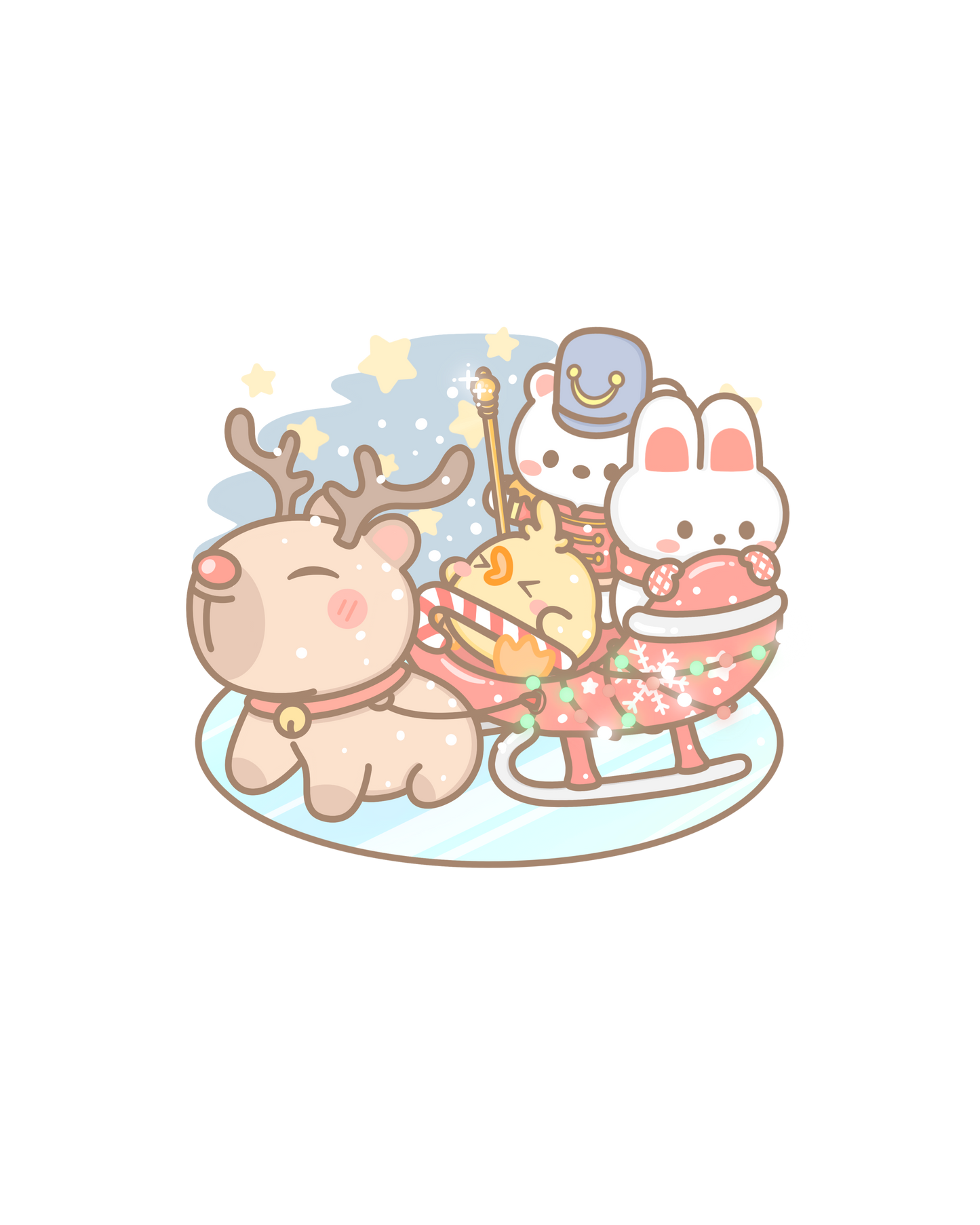Christmas Sticker Flakes