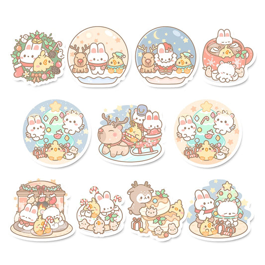 Christmas Sticker Flakes