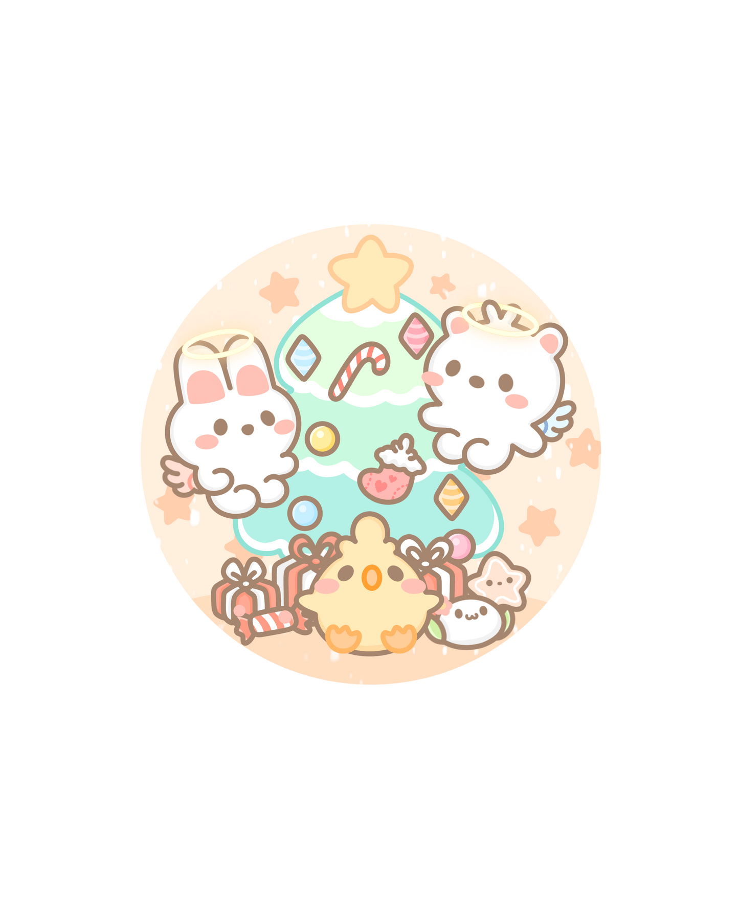 Christmas Sticker Flakes