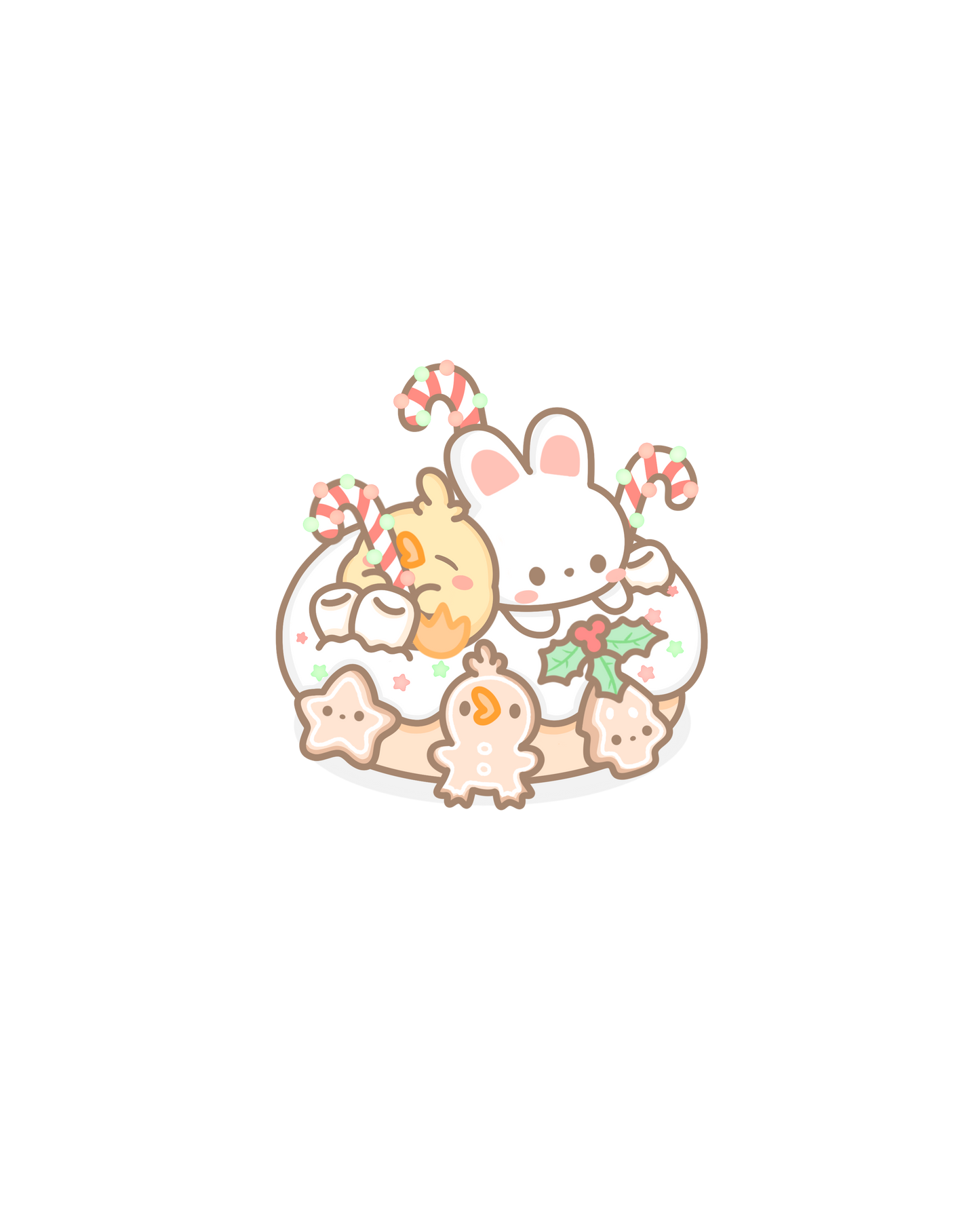 Christmas Sticker Flakes