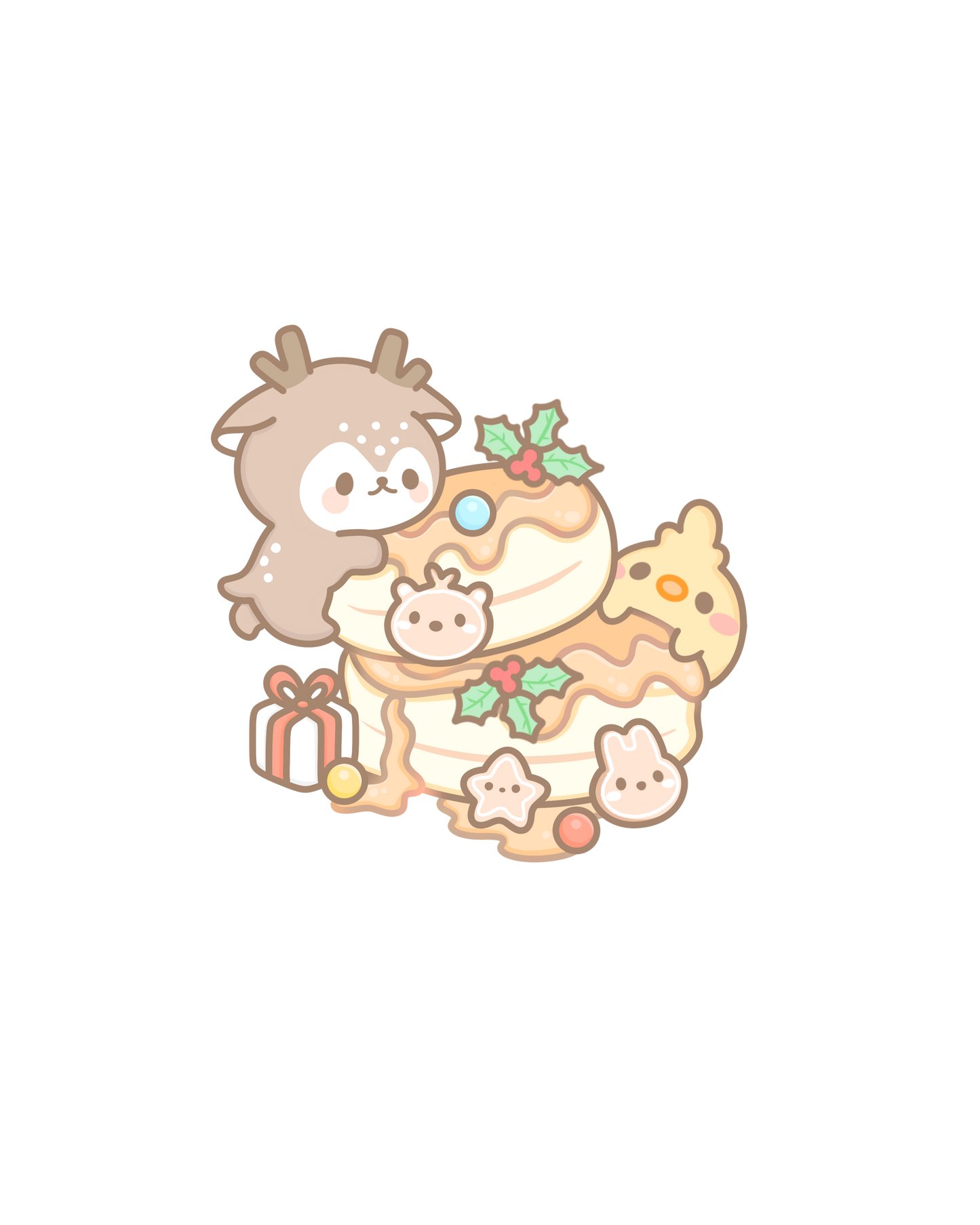 Christmas Sticker Flakes