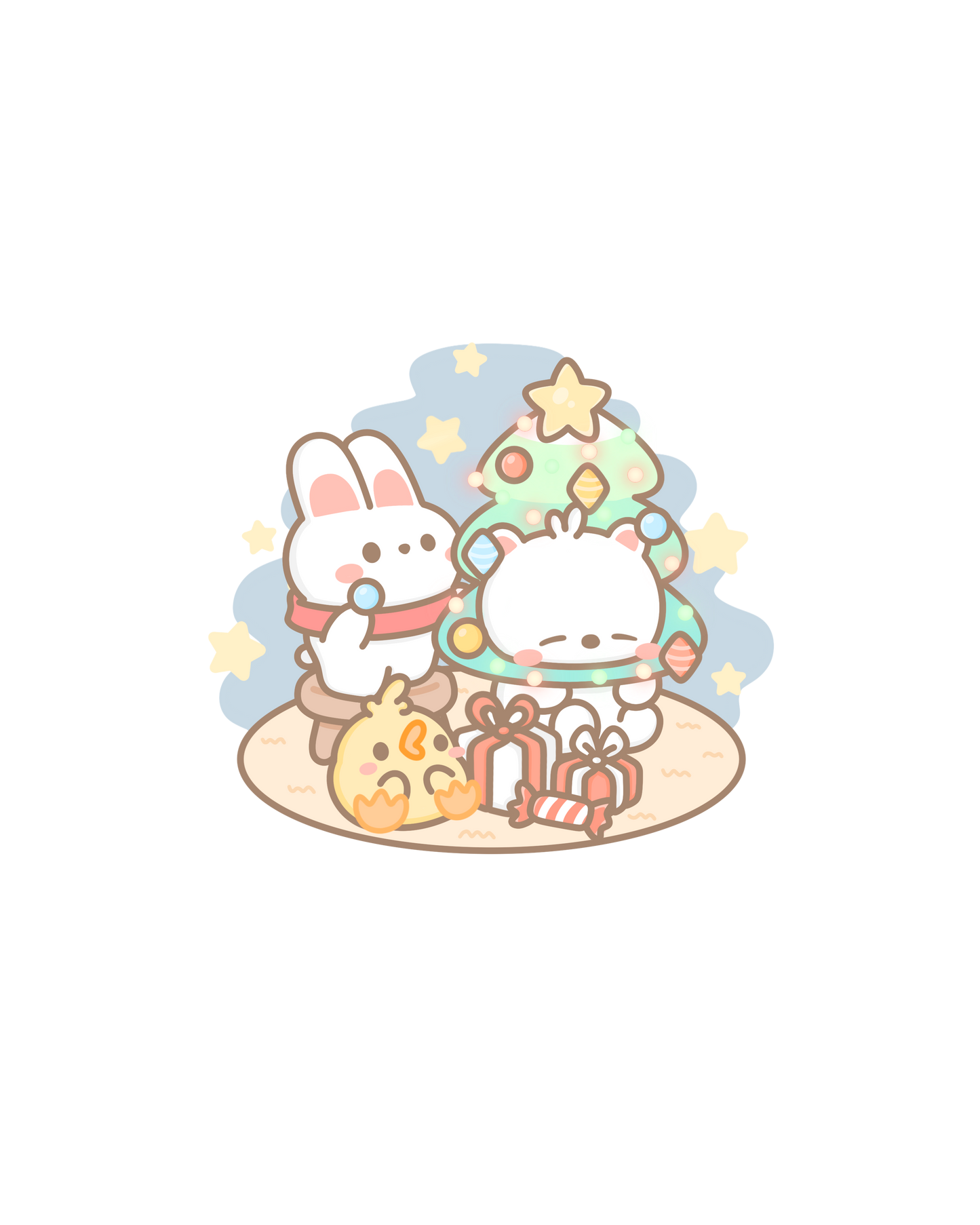 Christmas Sticker Flakes