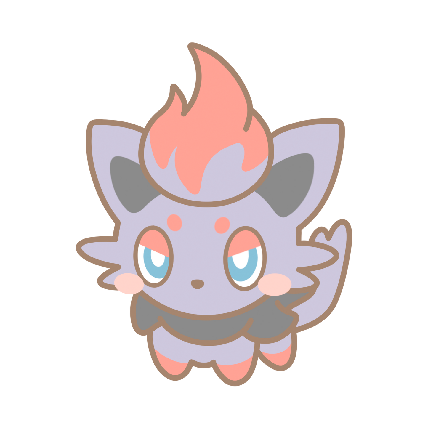 Zorua, Hisuian Zorua Sticker Flakes